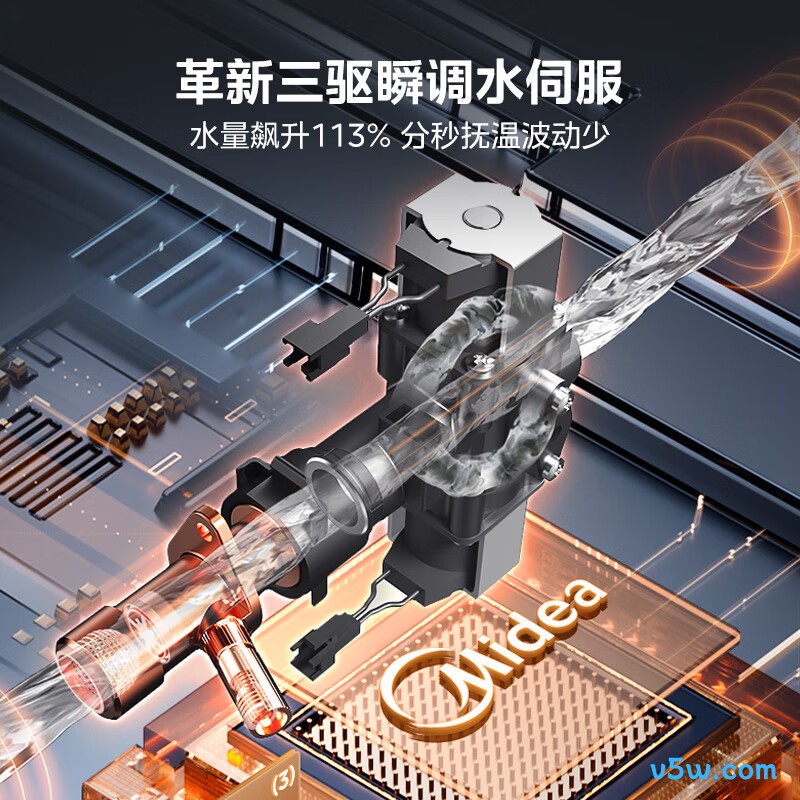 美的JSQ30-M9A Max燃气热水器图片