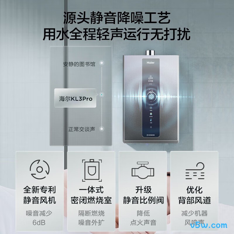 海尔KL3PRO燃气热水器图片