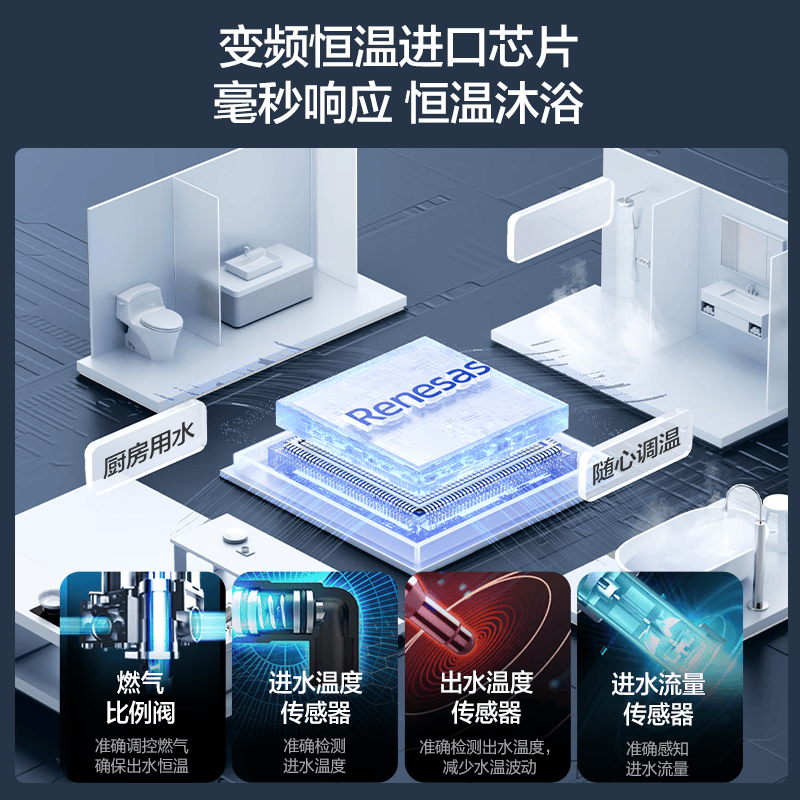 万和14BE1PRO燃气热水器图片