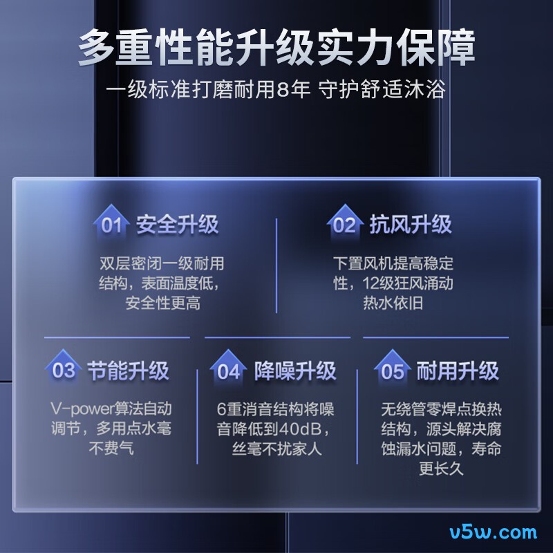 华帝G5SE燃气热水器图片