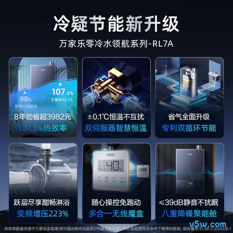 万家乐RL7A燃气热水器图片