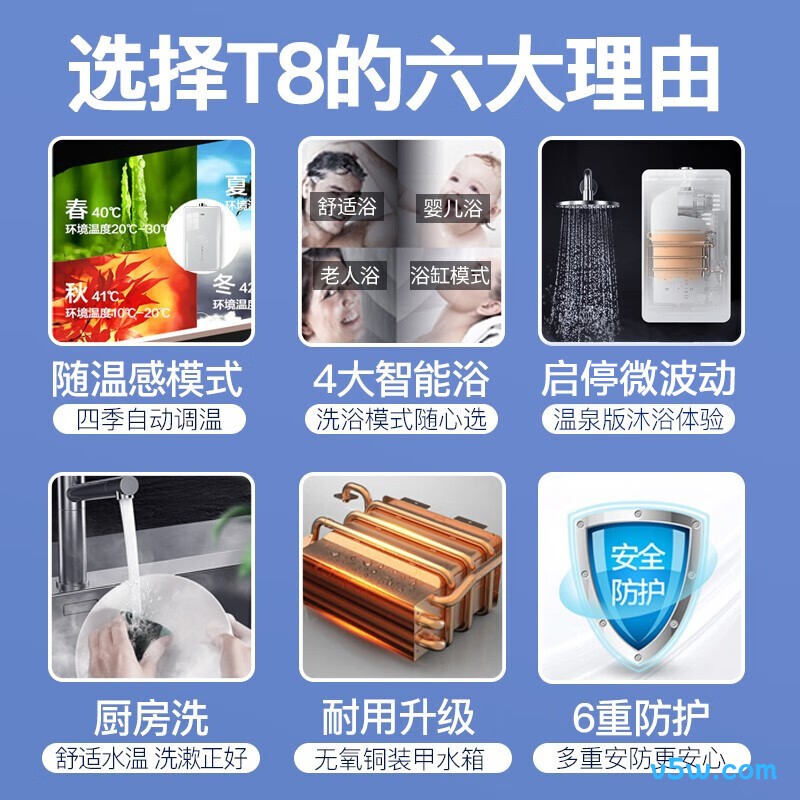 万家乐T8燃气热水器图片