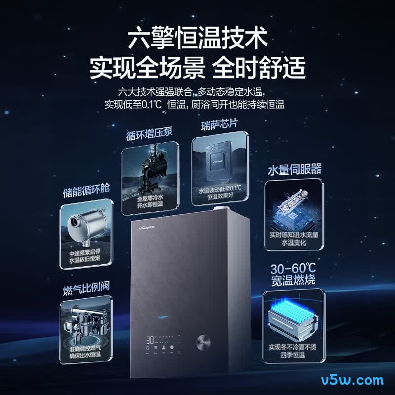万和V9L Ultra燃气热水器图片