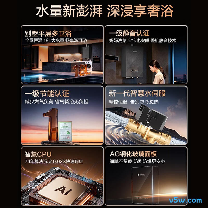 能率18EX34AFEX燃气热水器图片