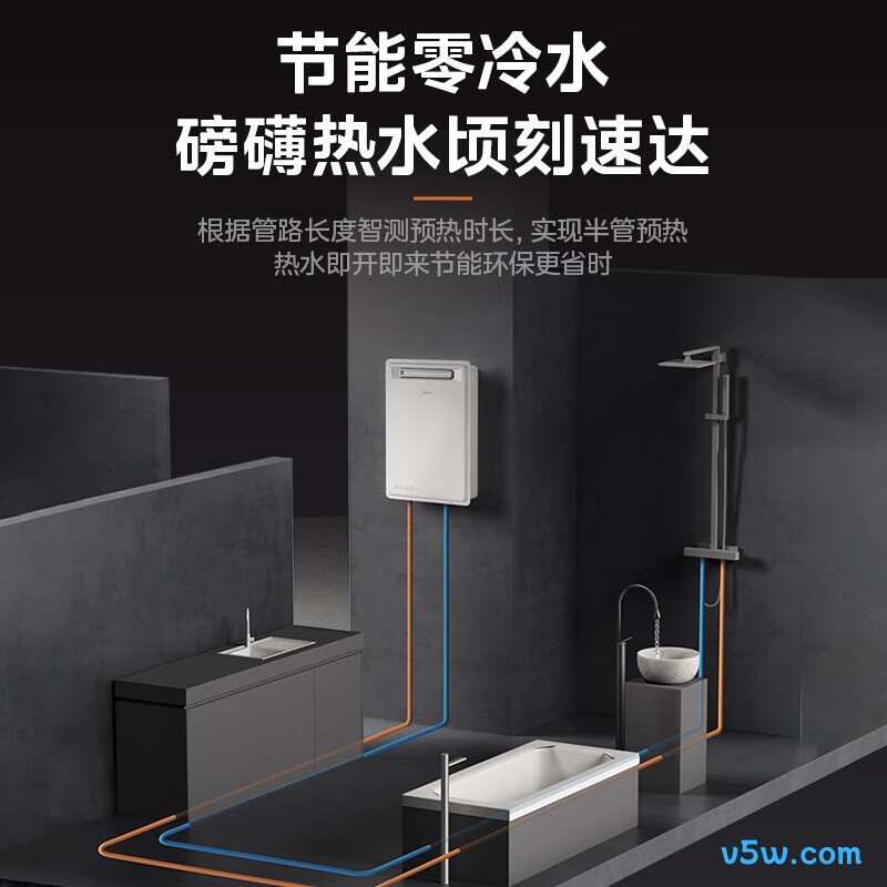 美的GT164燃气热水器图片