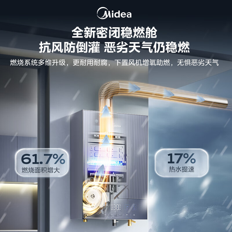 美的MATE30燃气热水器图片