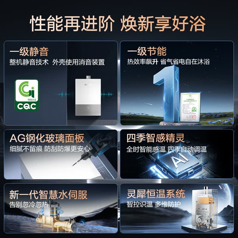 能率16EX33AFEX燃气热水器图片