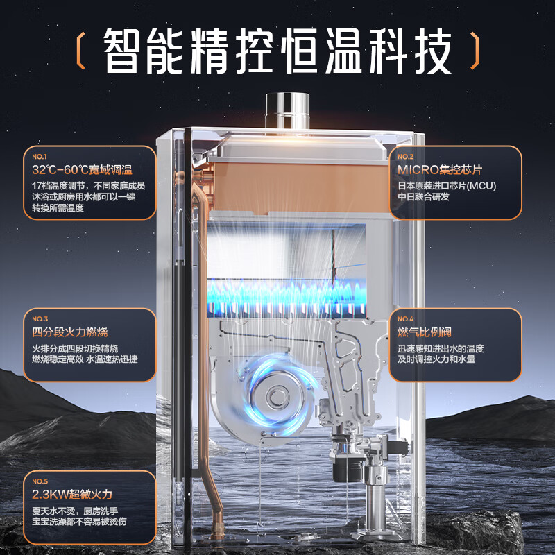能率13EX31FEX燃气热水器图片