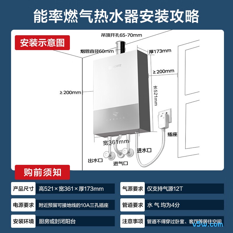 能率16EX37AFEXQ燃气热水器图片