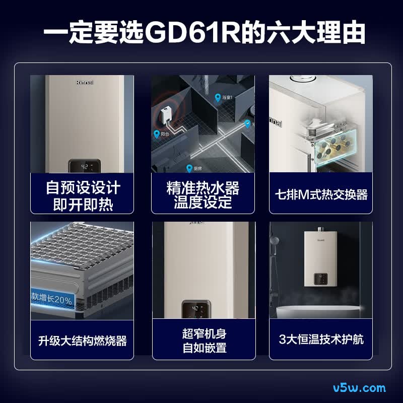 林内JSQ31-GD61R燃气热水器图片