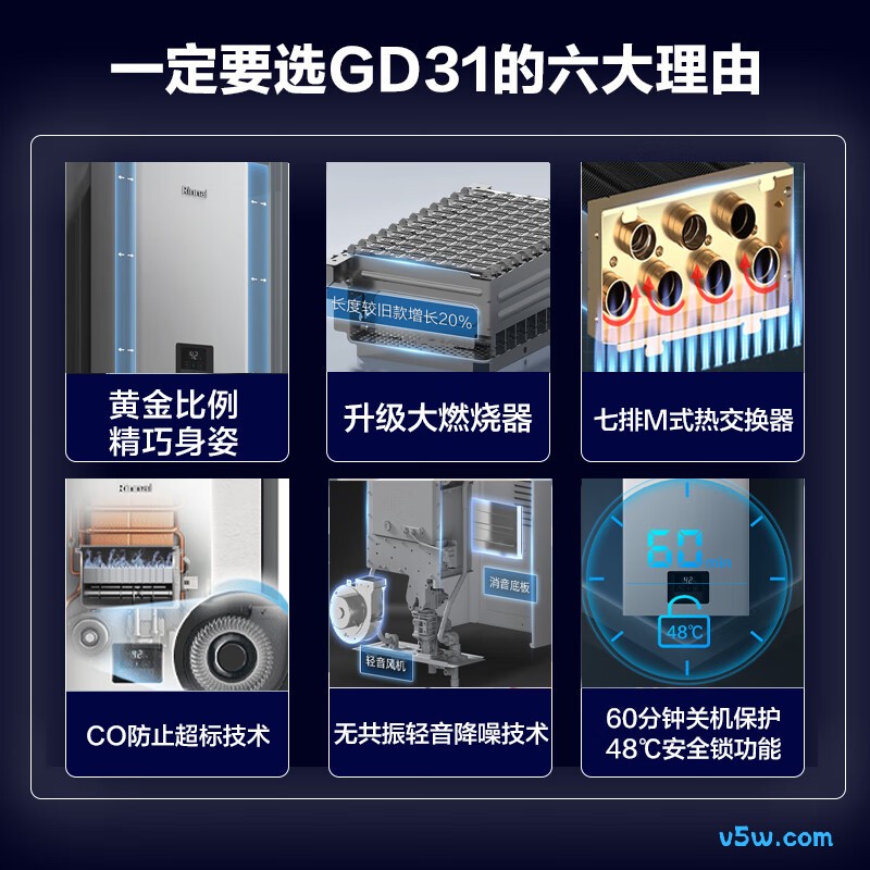 林内JSQ26-GD31燃气热水器图片