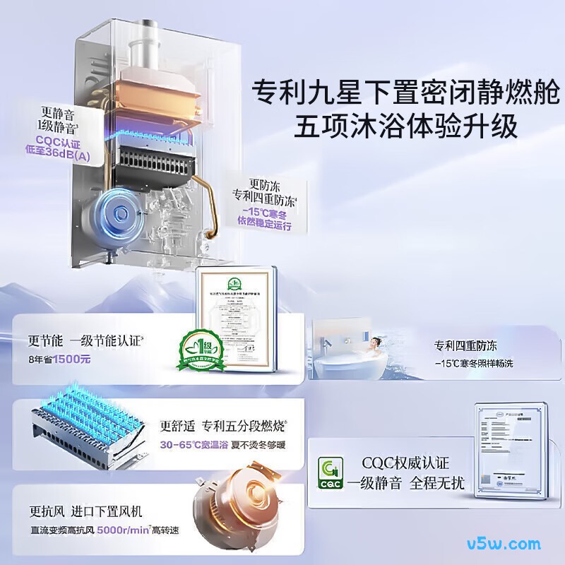 万和V6D燃气热水器图片