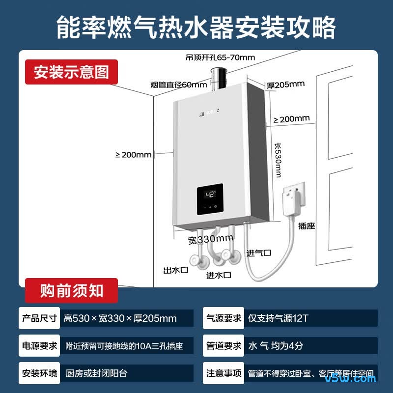 能率13EX31FEX燃气热水器图片