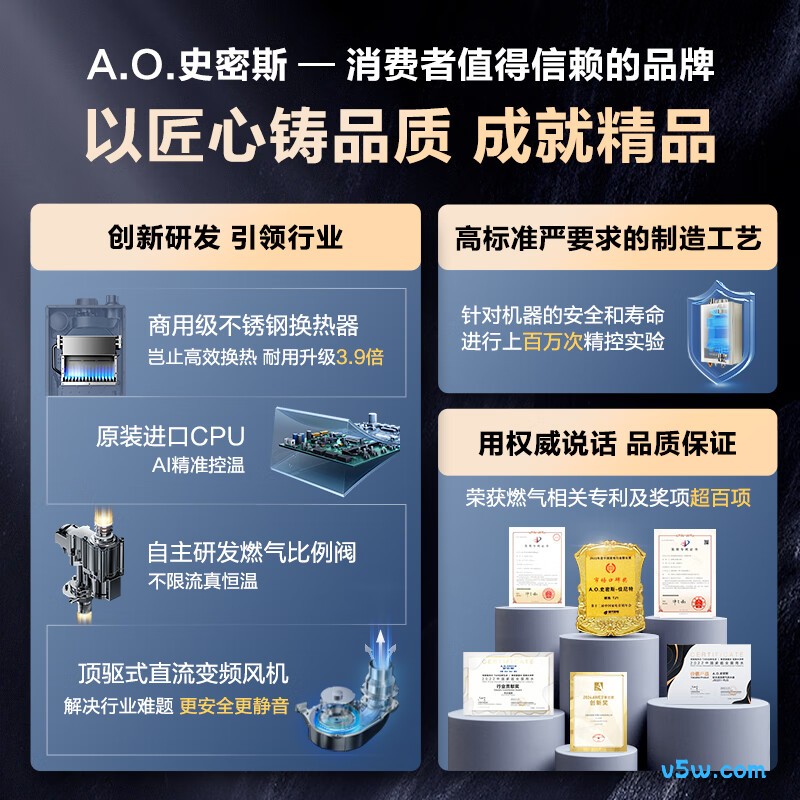 史密斯JSQ26-TM5Wi燃气热水器图片