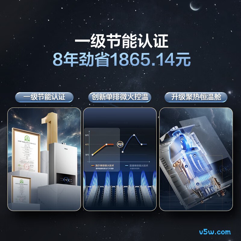 海尔JM6MAX燃气热水器图片