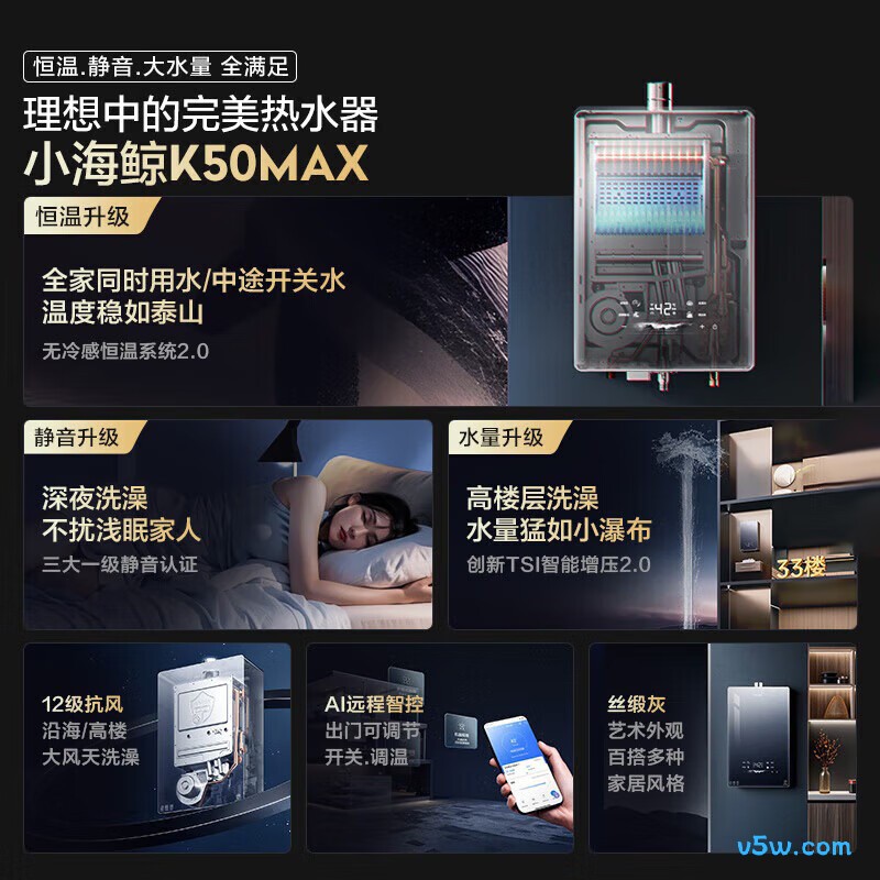 海尔K50MAX燃气热水器图片